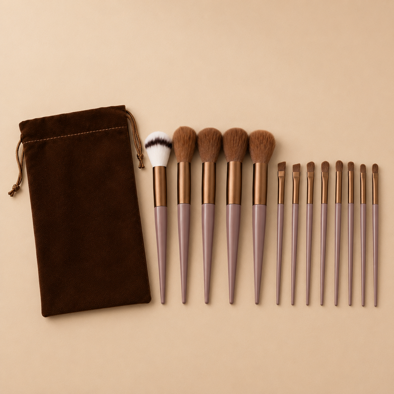 MakeupDome Signature Brush Set - 13 piezas